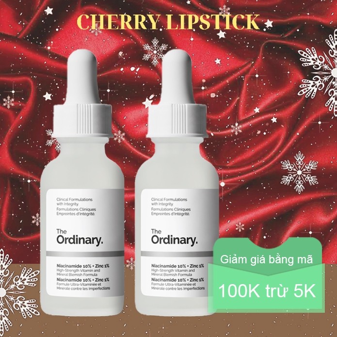 The Ordinary – Serum Niacinamide 10% + Zinc 1% & HA 2% + B5 30ml