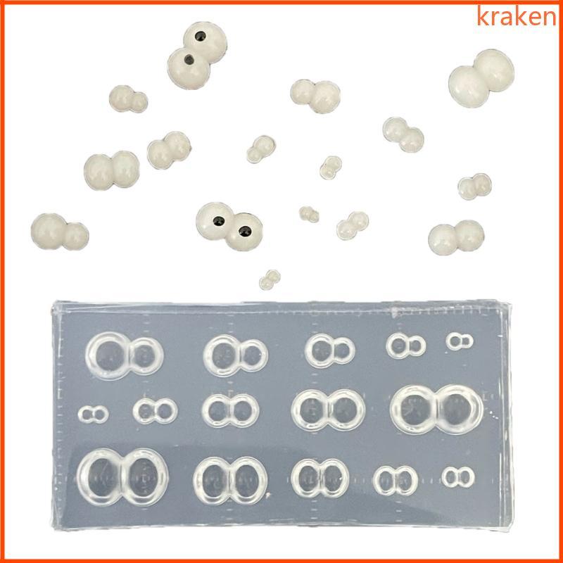 Búp bê thu nhỏ KRA Chic với thiết kế mắt độc đáo Khuôn silicon cho studio thủ công