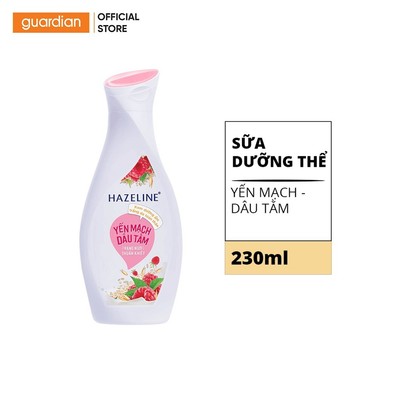Sữa Dưỡng Thể Hazeline Yến Mạch Dâu Tằm 230ml | Guardian Việt Nam