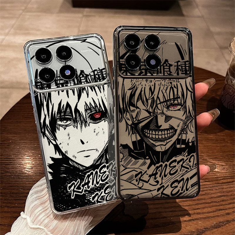Ốp Điện Thoại Trong Suốt Mềm Tokyo Ghoul Kaneki Ken Cho POCO X8 Pro Max X7 Pro X6 X5 F8 Ultra F8 Cho