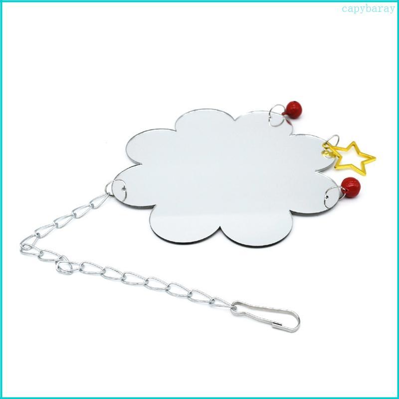 CBY Gà Gương Đồ Chơi Có Chuông Màu Ngôi Sao Cho Gà Con Gà Con Gà Trống Một Mặt Treo Xoay Gương Lớn Đ