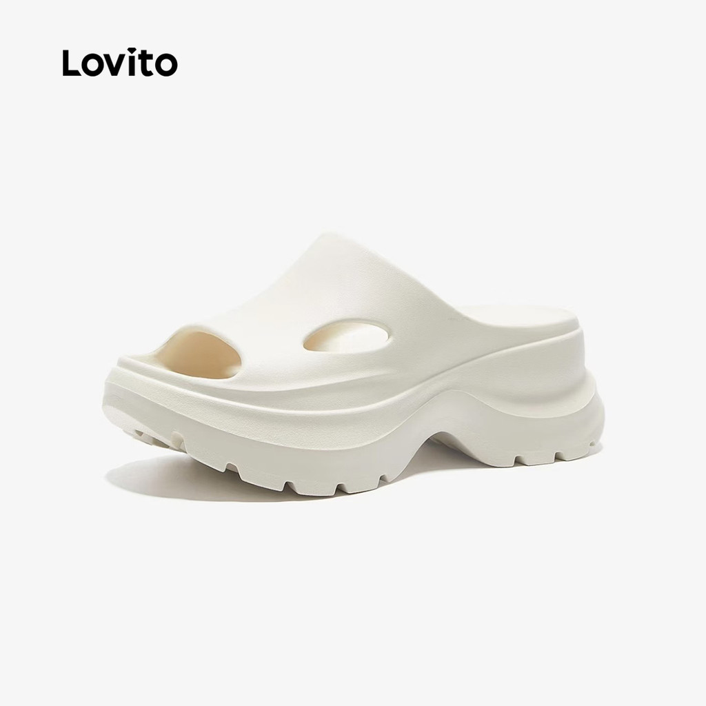 Lovito Dép sandal nữ thiết kế đơn giản phong cách thường ngày LFAS5046 | BigBuy360 - bigbuy360.vn