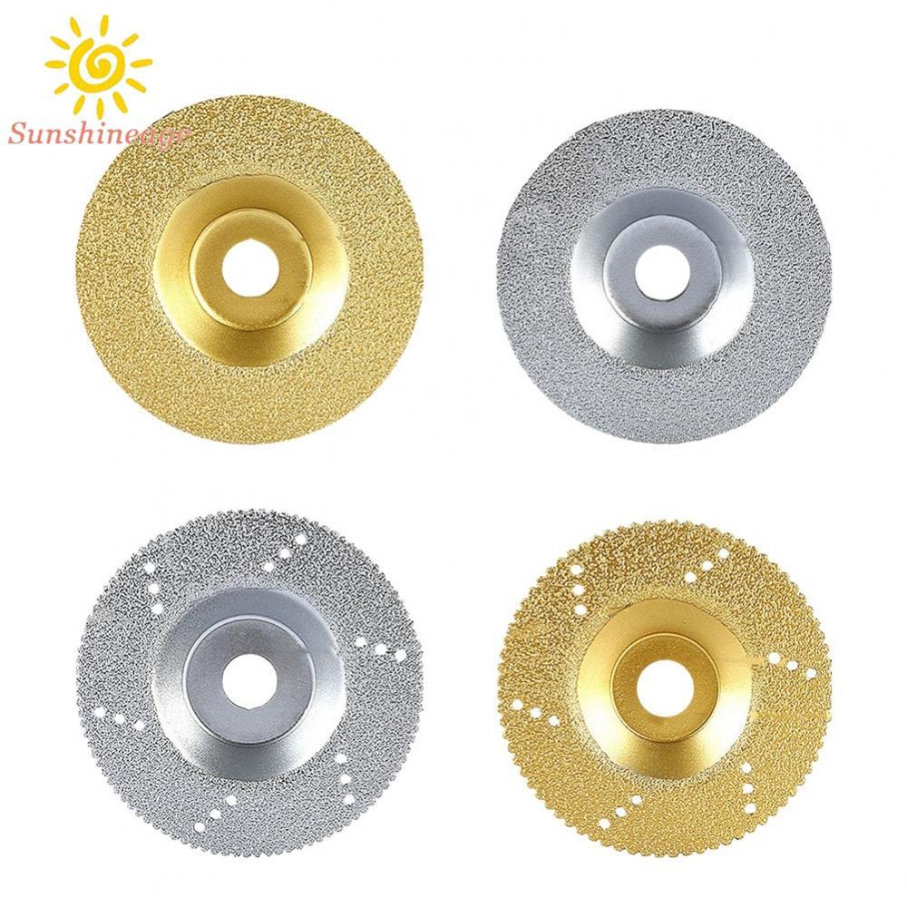 【SUNAGE】100mm Emery Grinding Wheel with 16mm Arbor for Angle Grinder Stone Cutting Tasks【HOT Fashion