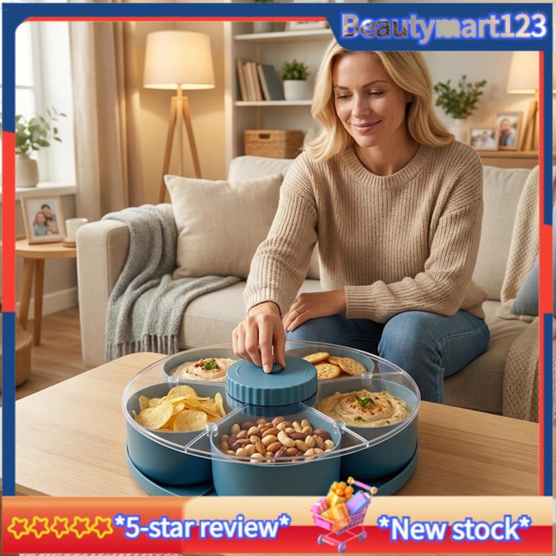 [BM] Khay phục vụ chia đôi Hoàn hảo cho đồ ăn nhẹ, đồ nhúng & món khai vị tiệc Hộp đựng đồ ăn nhẹ xo