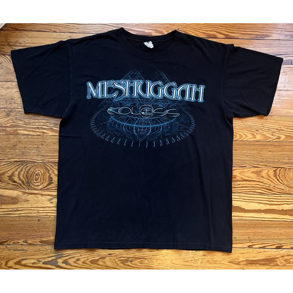 Áo thun nam nữ 100% cotton meshuggah colos dây đeo thời trang mùa hè, in hình đẹp