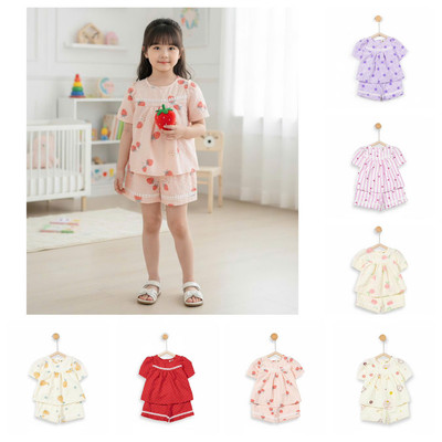 Bộ mùa hè LITIBABY bé gái G002 size 2 đến 10 tuổi