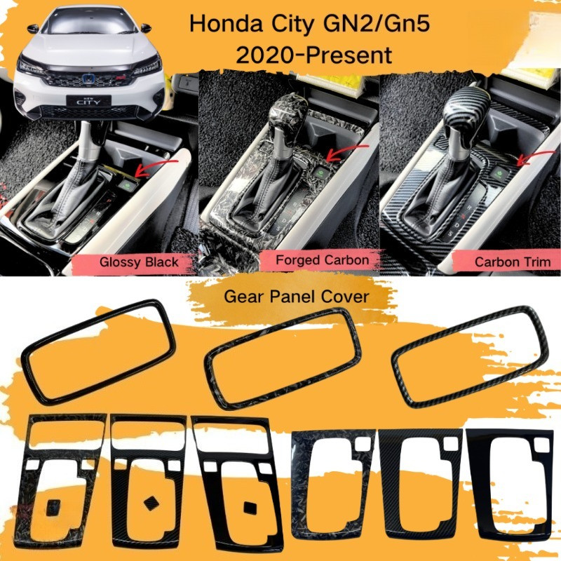 Honda City GN2 / GN5 Hatchback 2020-nay Gear Dịch Chuyển Bảng Bảo Vệ Trang Trí Bao Phụ Kiện Ô Tô