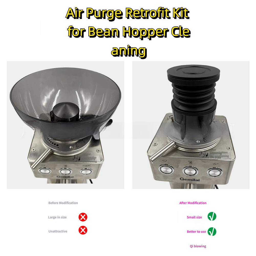 Tương thích với 9015A / 9012 Máy mài Air Blowing Bean Warehouse Modification Kit Bean Warehouse Phụ 