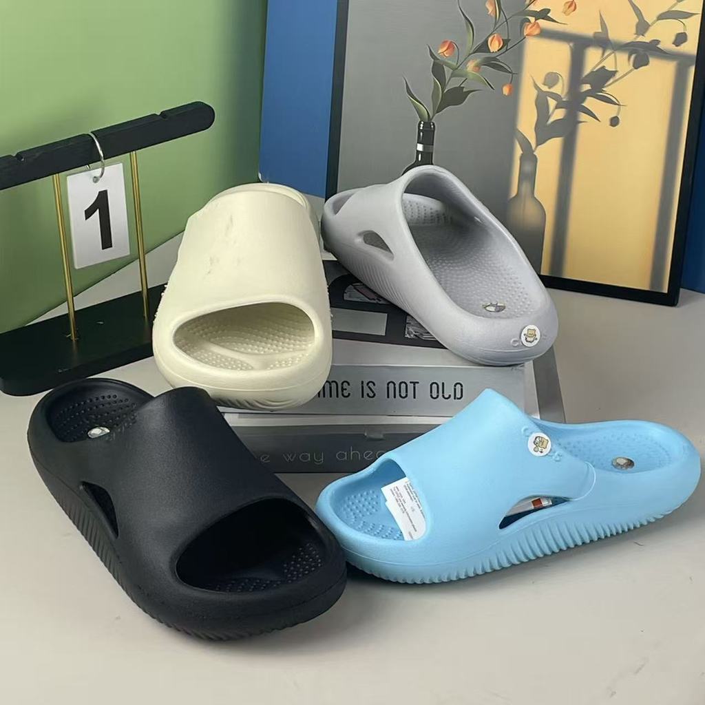 Mới Đế Dày Bánh Mì Dép Cặp Đôi Phong Cách Thường Ngày Một Từ Chống Trơn Trượt Thoáng Khí Flat Nam Nữ