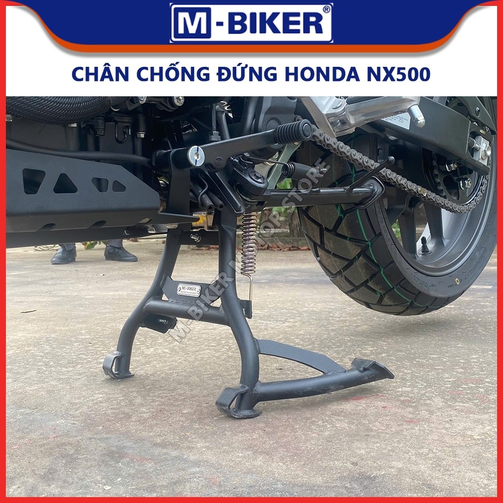 Chân chống NX500, Chân chống đứng NX500, chống nâng thẳng xe dành cho Honda NX500 chính hãng MBIKER