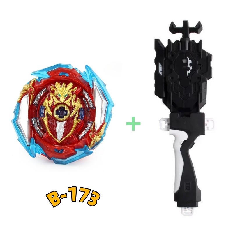 MQ Hoặc Flame Spinning Tops, Beyblade Burst Gyro Có Tay Cầm Phóng, B-173 Infinite Achilles, Đồ Chơi 