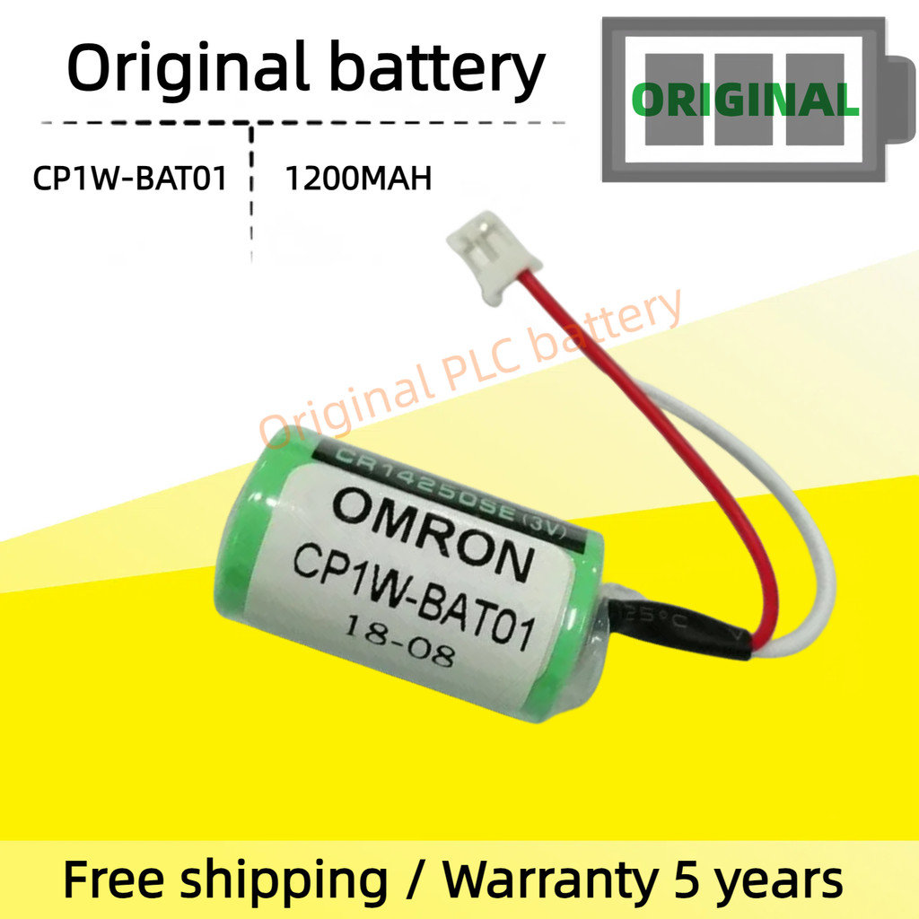 Pin Omron CP1W-BAT01 CR14250SE-R 3V PLC CP1E / CP1H / CP1L / CJ1W Pin lithium Mới