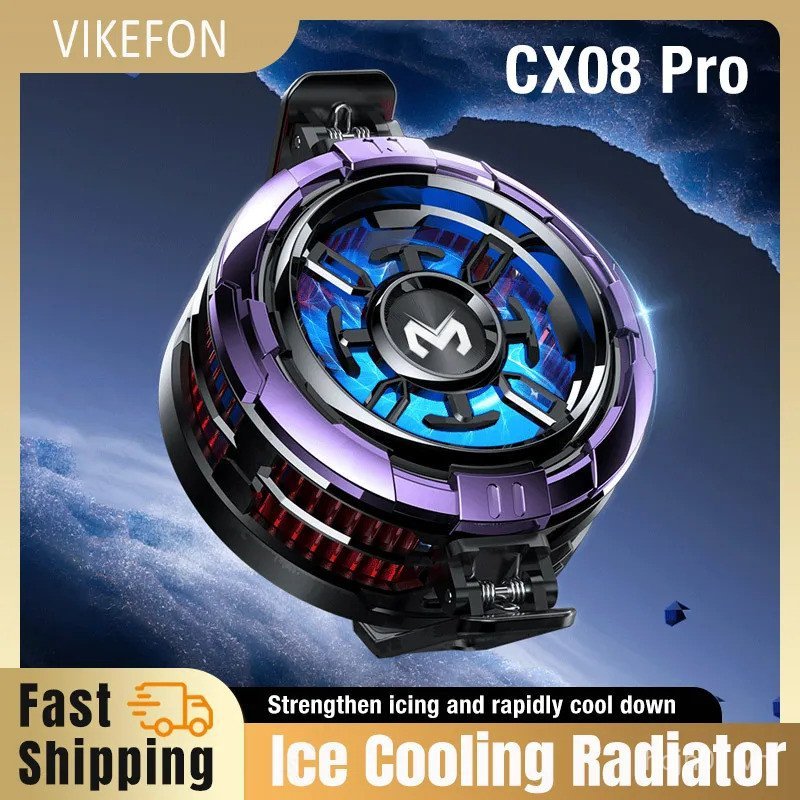 Kẹp Sau Từ Tính Đa Năng 2 TRONG 1 MEMO CX08 CX07 Điện Thoại Làm Mát Bán Dẫn Quạt Làm Mát Đông Lạnh C