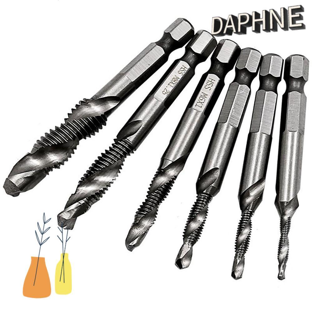 DAPHS Hex Shank Hợp chất Tap Tap Drill Bits HSS Vít Thread Bit Shank Tap Drill Bits