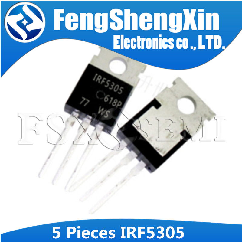 5 Cái / lốc IRF5305PBF IRF5305 IRF5305N TO-220 HEXFET Power MOSFET