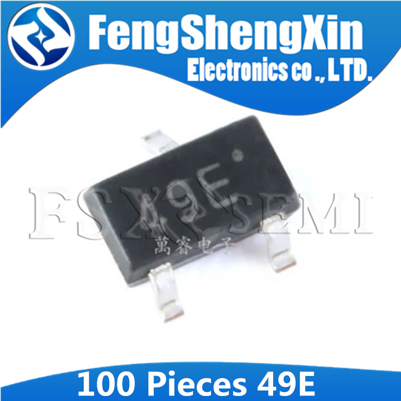 100 chiếc 49E SOT-23 Công tắc cảm biến hiệu ứng Hall Element SOT23 SS49E SOT AH49E
