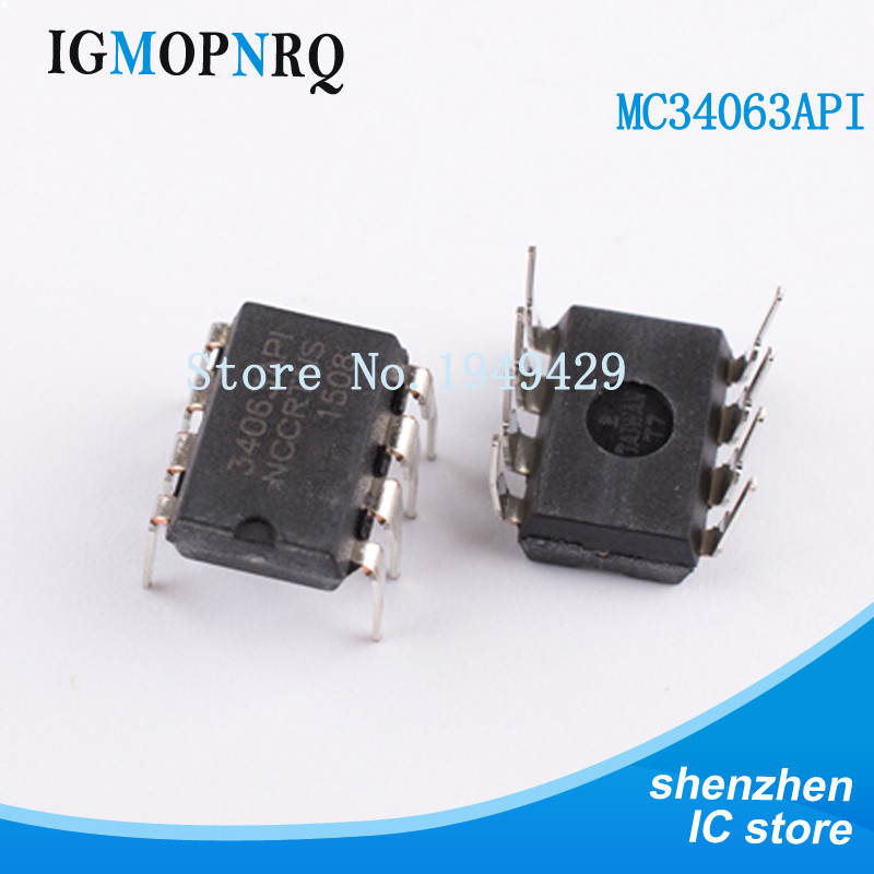 10 Cái / lốc MC34063 MC34063A MC34063API 34063 DIP-8 Chip Điện Mới Bán Buôn