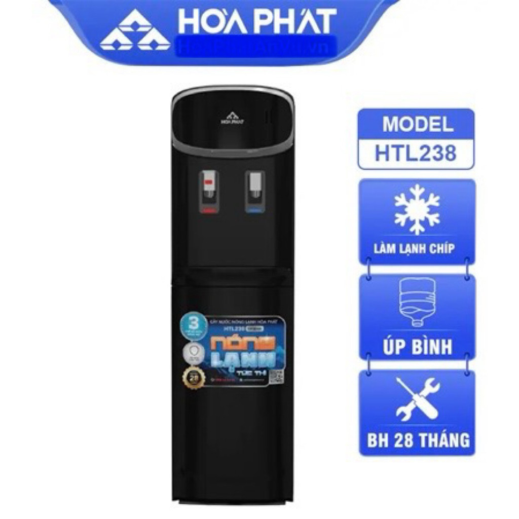 [Hỏa tốc 2h] Cây nước nóng lạnh úp bình Hòa Phát HTL238