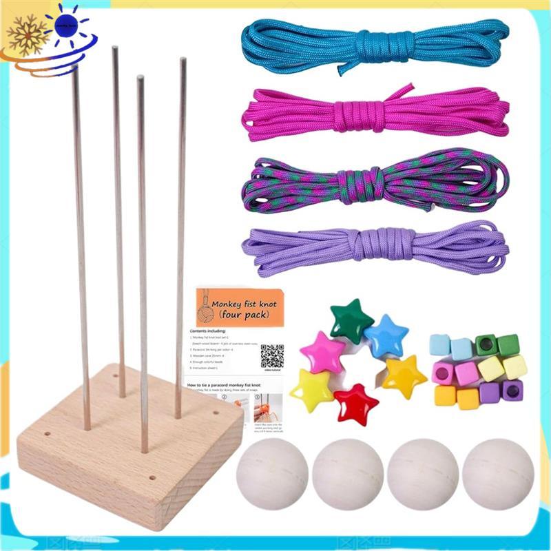 Paracord, DIY Craft Rope-Parachute Cord Monkey Fist Kit-Hoạt động giáo dục vui nhộn cho mọi lứa tuổi