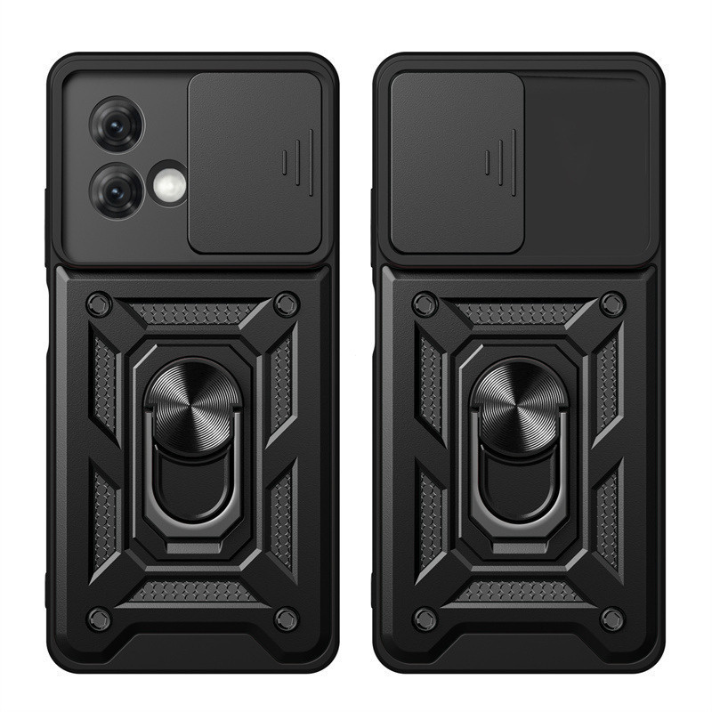 Dành Cho Motorola Moto G84 Ốp Lưng Chống Sốc Giáp Từ Tính Giá Đỡ Xe Vòng Ốp Điện Thoại Cho Moto G84 