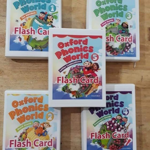 Thẻ học - Flashcard OXFORD Phonics World 1 - 5