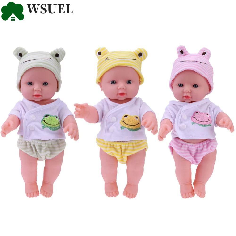 WSUEL Bé Sơ Sinh Búp Bê, Quần Áo Búp Bê Di Động Mô Phỏng Búp Bê Bé, Nhà Chơi Đồ Chơi Trẻ Em 30cm Búp
