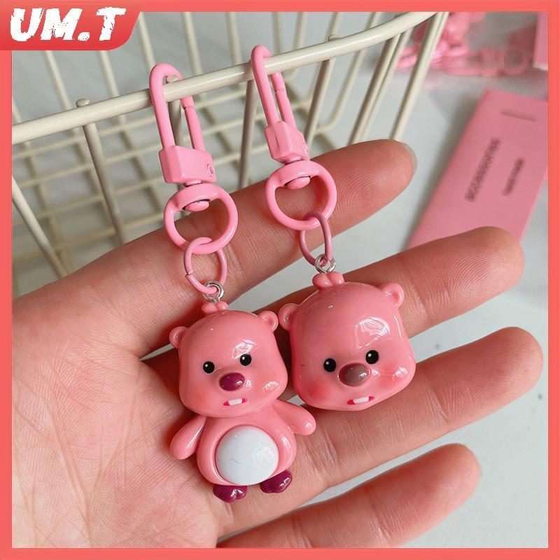 UM.T Ins Túi Mặt Dây Chuyền Hoạt Hình DIY Phụ Kiện Mới Zanmang Loopy Anime Kawaii Số Phụ Kiện Móc Kh
