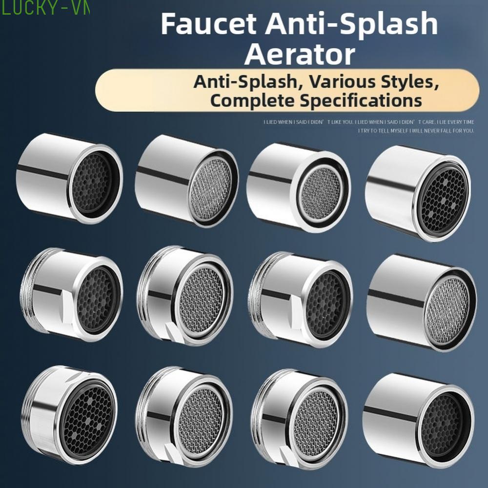 Versatile Faucet Aerator Nozzle Head with Swivel Filter Mesh Anti Splash Water