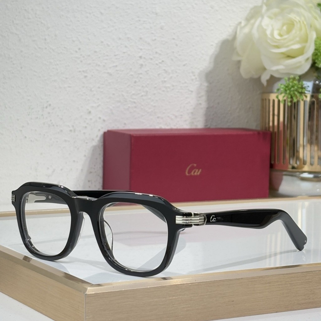 Car* Men and Women Square Plate Glasses Eyeglasses Frame fashion Business Classic retro Glasses Fram