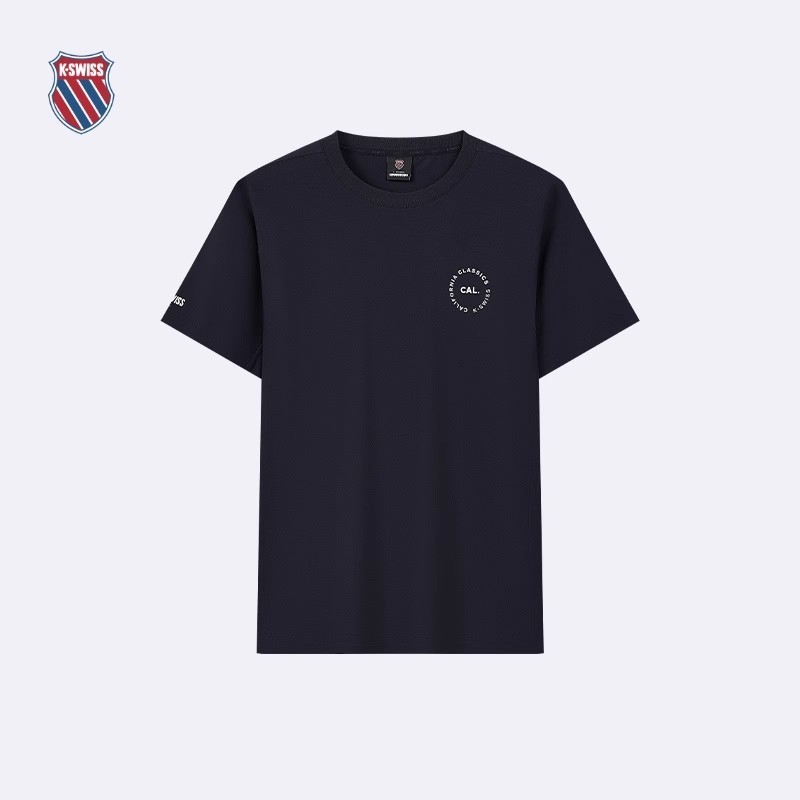 KSWISS Gasway Áo Nam Mùa Hè, Thoáng Khí, Cổ Điển, Tay Ngắn, Màu Trơn