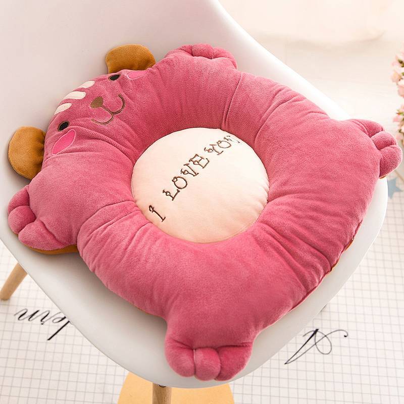 Plush Cartoon Cushion Student Classroom Chair Cushion Stool Cushion Cushion Cute Children Kindergart