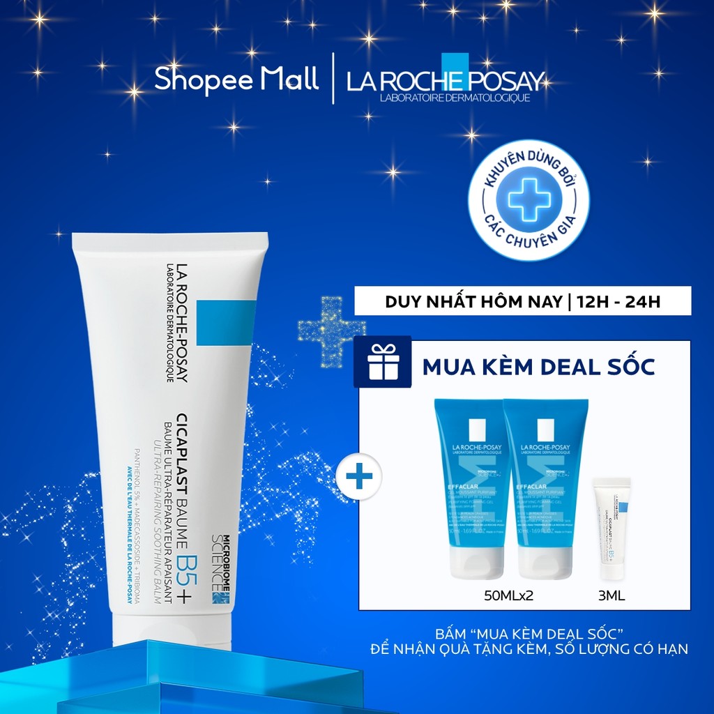 Kem Dưỡng Ẩm & Phục Hồi Đa Năng La Roche-Posay Cicaplast Baume B5+ giúp phục hồi da sau 1 lần sử dụng - phiên bản 100ml
