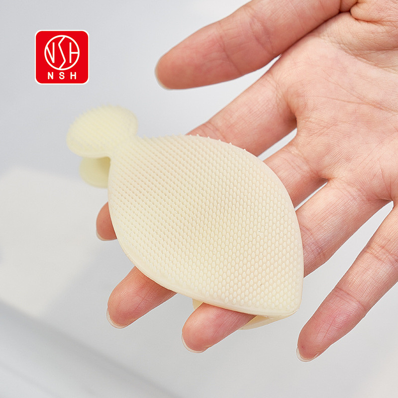NSH Silicone Beauty Face Wash Puff Làm Sạch Sâu Tẩy Tế Bào Chết Mũi Rửa Mặt Lỗ Chân Lông Bàn Chải Ma