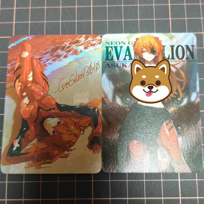 Thẻ Flash Neon Genesis Evangelion EVA Asuka khúc xạ