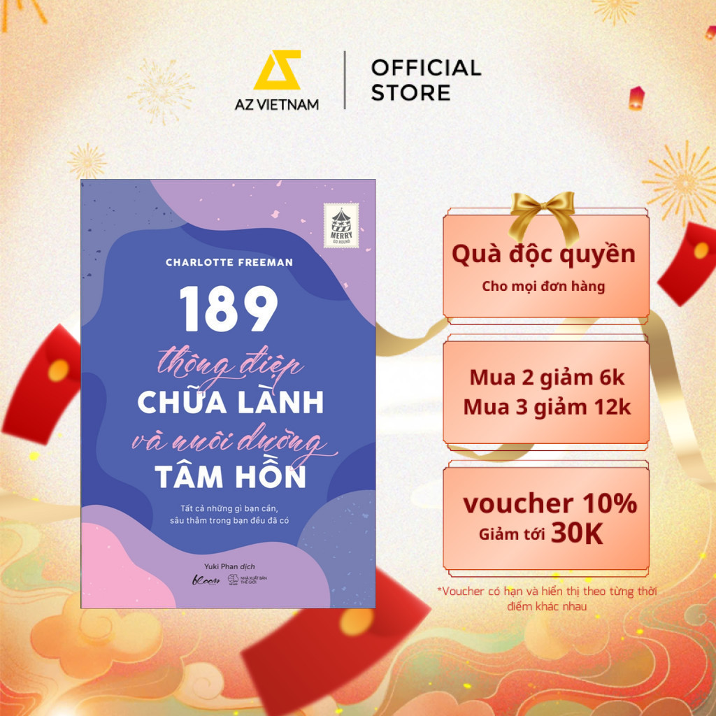 Sách - 189 Thông Điệp Chữa Lành Và Nuôi Dưỡng Tâm Hồn
