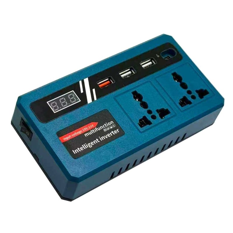 Kiss Power Supply Chuyển đổi dòng điện trực tiếp 18-21V sang dòng điện xoay chiều 220V có cổng USB T