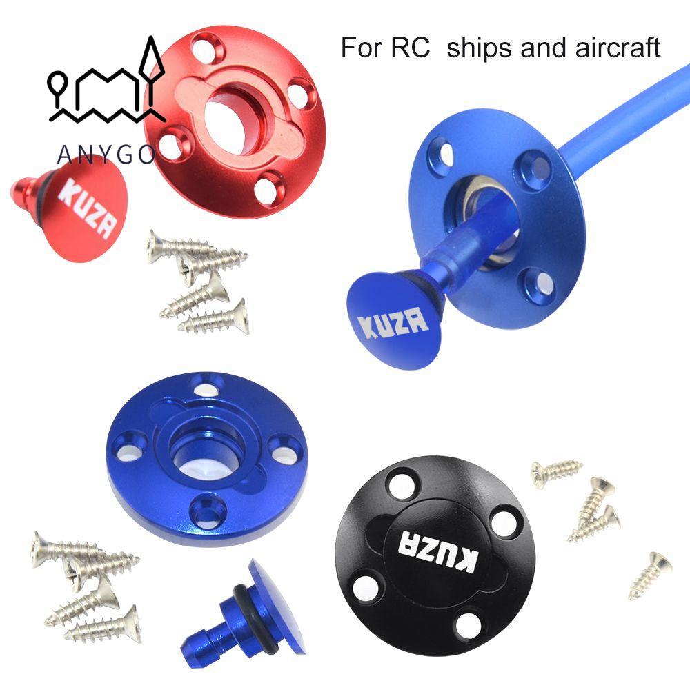 YRBWDYZDH Tank Filler Gas Aircraft Tank Hợp kim cho tàu RC và máy bay Vỏ bình dầu