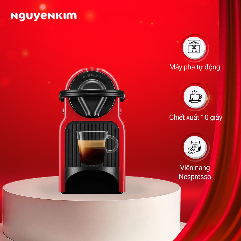 Máy pha cà phê Nespresso Inissia Đỏ