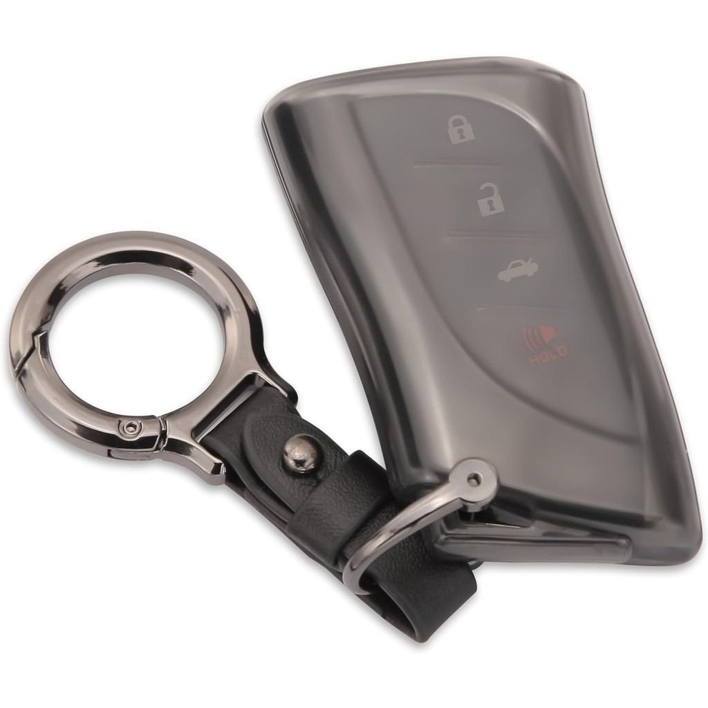 Dành Cho Xe Lexus Key Fob Cover Bảo Vệ Toàn Diện Chìa Khóa Có Móc Khóa Phù Hợp Cho 2018-2025 ES250 E