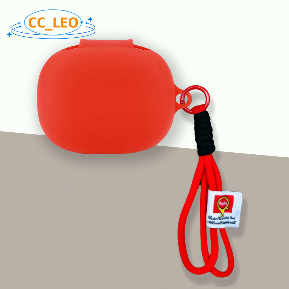 for Cleer ARC 4 Case Silicone Soft Case Cute Lanyard Pendant Suitable for Cleer ARC 4 Plus Shockproo