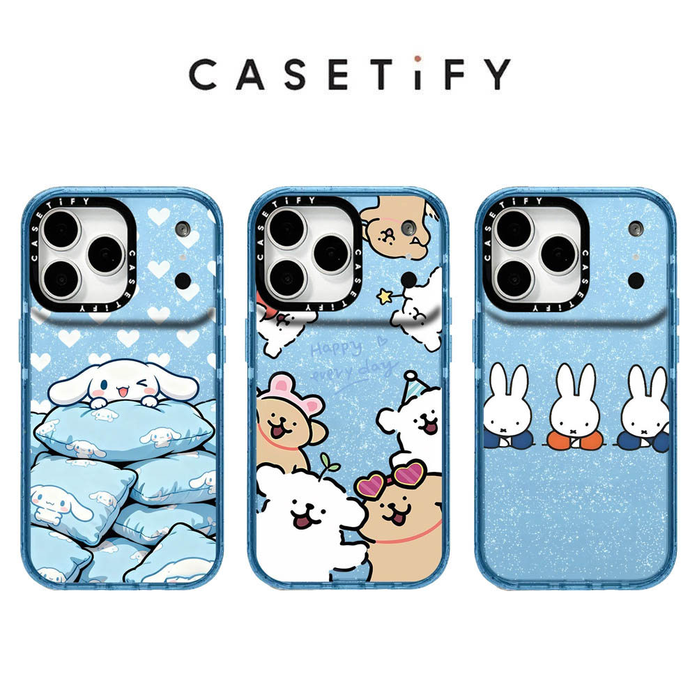 Gối lấp lánh Vỏ điện thoại hình chú chó dễ thương cho IPhone 17 Pro Max 16 15 14 13 12 11 Vỏ bảo vệ 