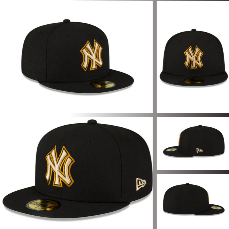 Mũ Bóng Chày New Era New York Yankees 59FIFTY - Màu Đen Cổ Điển, Chống Nắng, Unisex