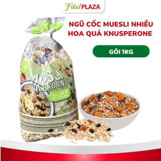 Ngũ cốc Muesli nhiều hoa quả hiệu Knusperone gói 1kg thơm ngon