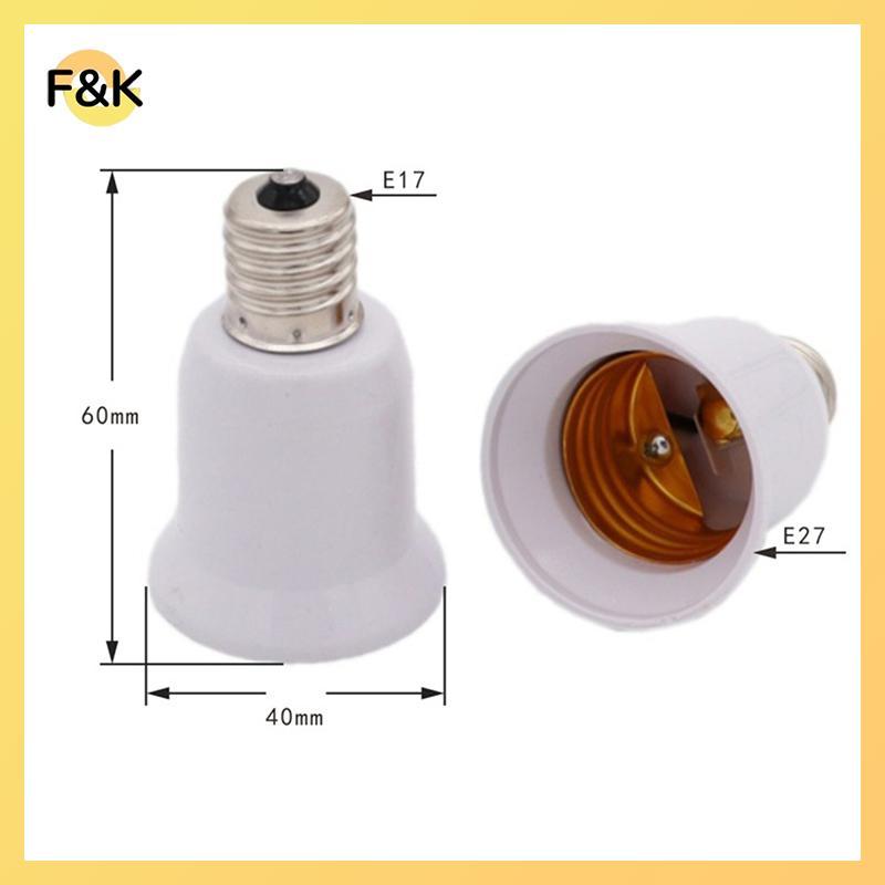 Bộ chuyển đổi bóng đèn F & K E17 E17 sang E27 LED Halogen CFL.