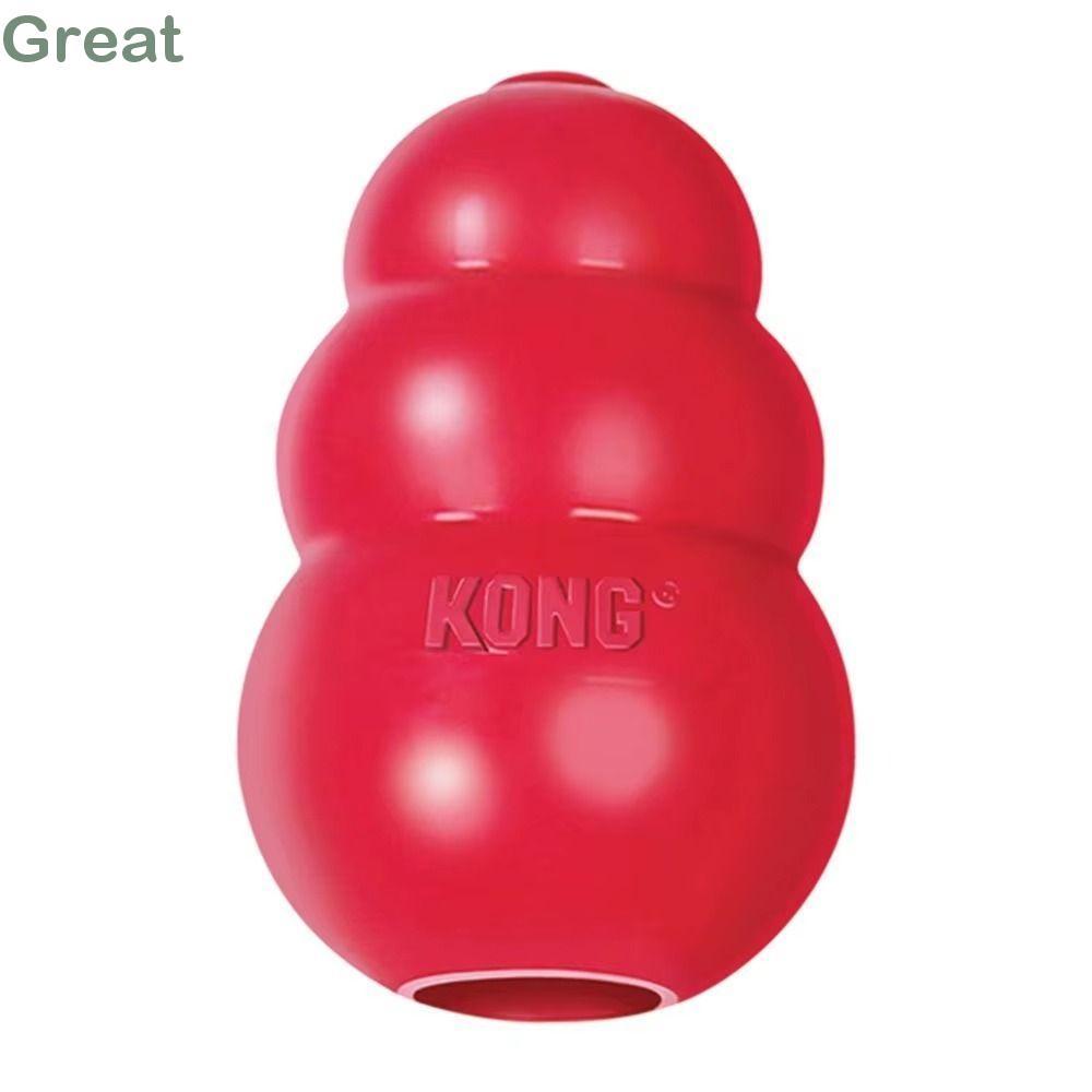 Đồ chơi cho chó GREAT Kong, Đồ chơi chó con nhồi bông Erratic Bounce Kong, Khả năng điều trị bền bỉ 
