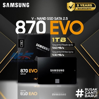Ổ cứng thể rắn Samsung 870 EVO 500GB / 1TB- Ổ cứng thể rắn tích hợp 2,5 Inch, Bộ nhớ Flash NAND 3D, Giao diện SATA III, Bảo hành 5 năm