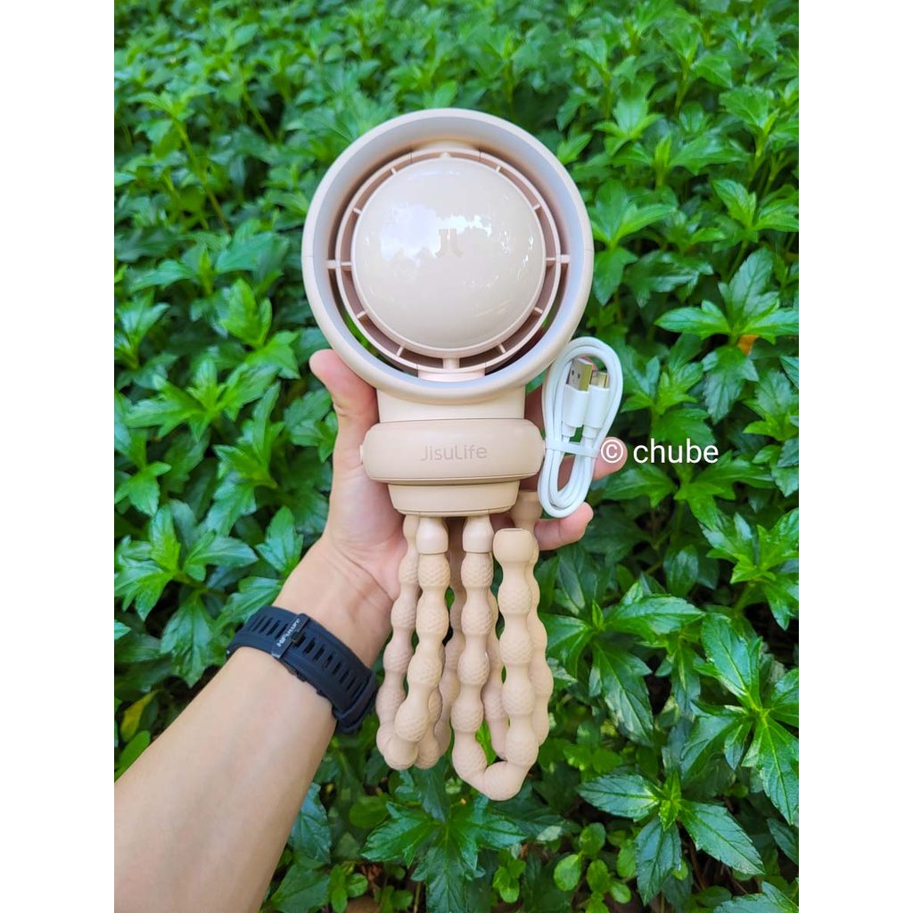 Quạt kẹp nôi không cánh an toàn JISULIFE Life 2S 5000mAh 15H