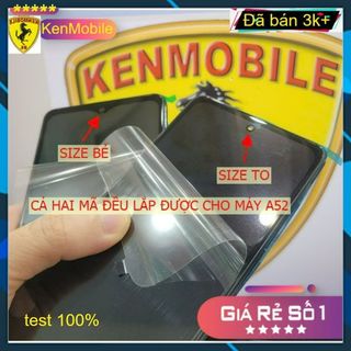 >< Màn Tương Thích SS A52 / A525 / A52S / A526, Loại OLED, Liền Khung, Size To và Bé (tặng keo và cường lực)