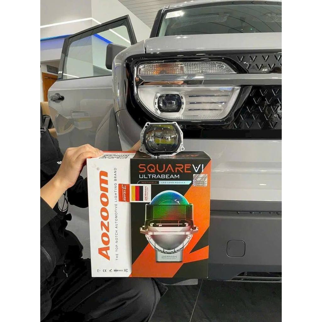 Bi Led Laser 3 inch Aozoom Square V1 V3