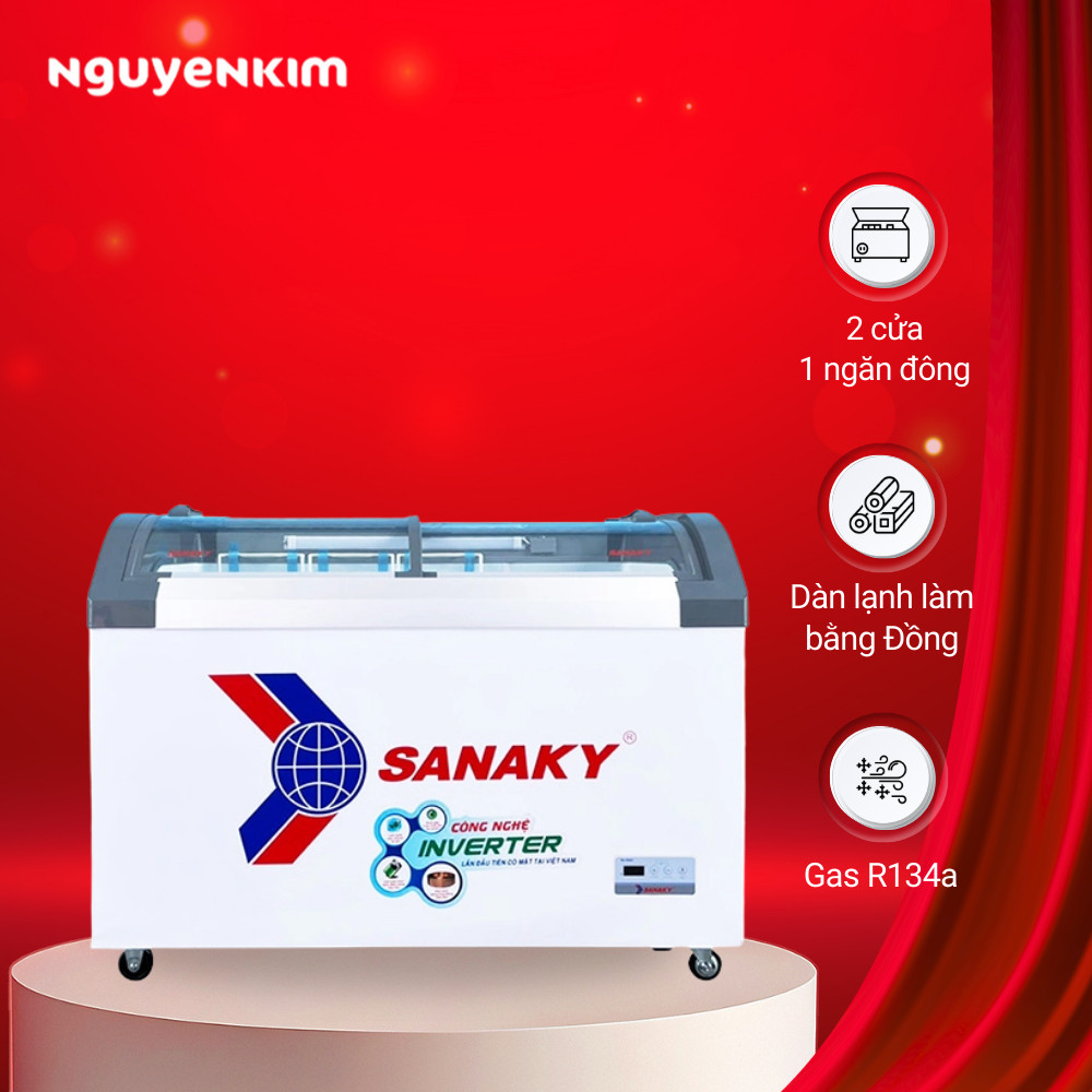 Tủ đông Sanaky Inverter 350 lít VH-4899K3B